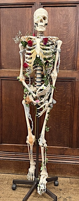 full floral skeleton